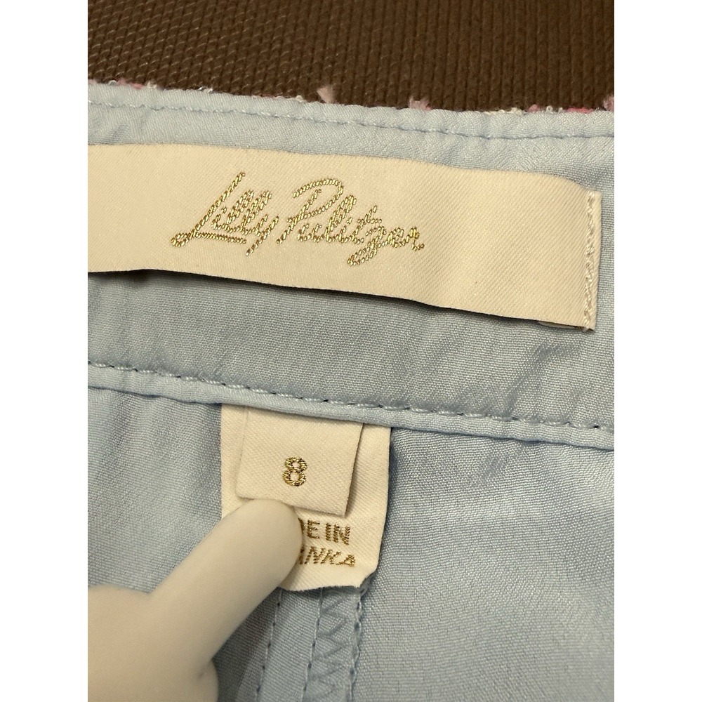 Lilly Pulitzer Colette Mini Skort Boucle Fabric Preppy Office Skirt Women's 8 - Picture 7 of 14